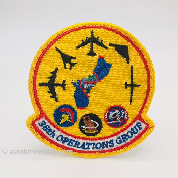 36TH OPERATIONS GROUP USAF GUAM JACKET PATCH - MP0722