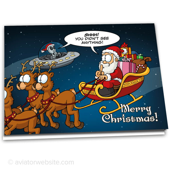 Aviation Christmas Card 