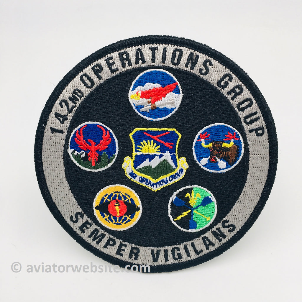 Oregon ANG 142nd Wing Gaggle Patch | AVIATORwebsite